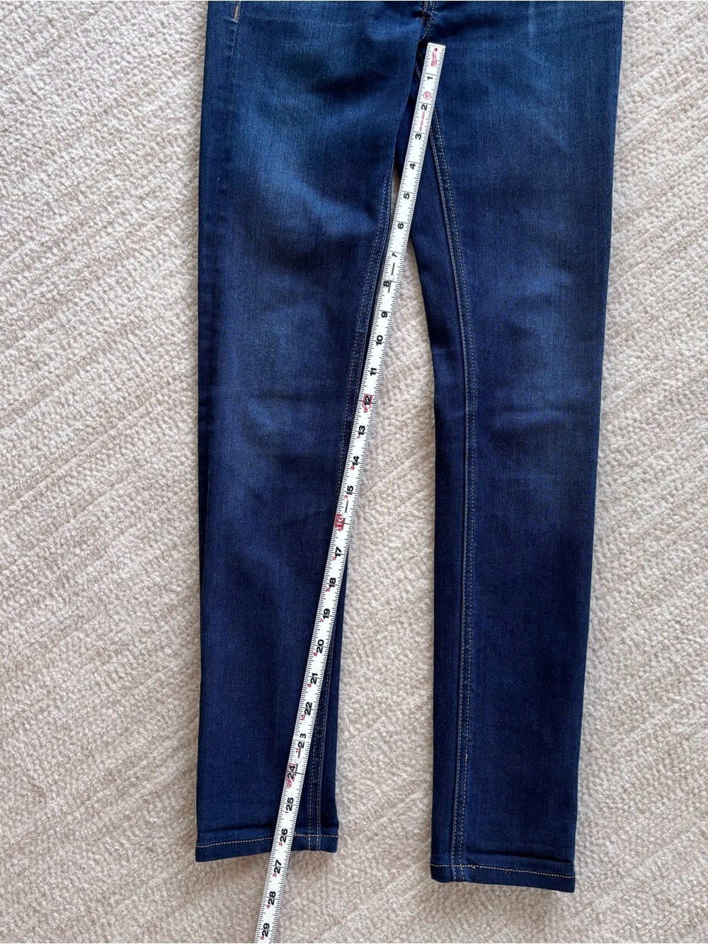 rag & bone Dark Blue Skinny Jeans Denim Women’s 25 - Picture 9 of 13